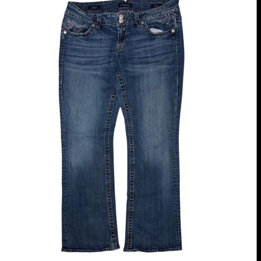 Vigoss blue flared bootcut jeans